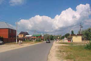 Станица Голубицкая - дорога после поворота налево фото